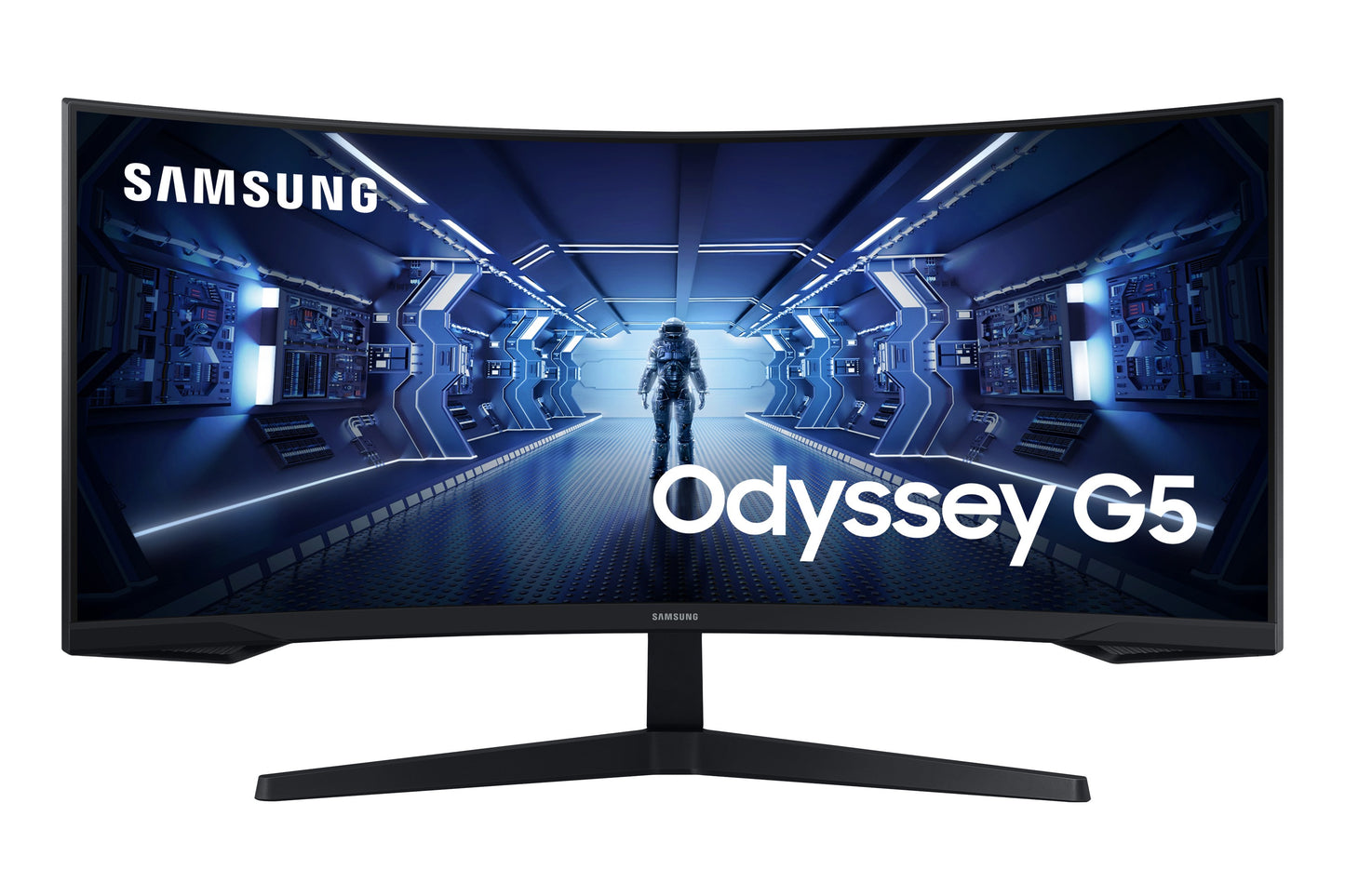 Samsung G55T - 86,4 cm (34") - 3440 x 1440 Pixel - UltraWide Quad HD - LED - Schwarz - Monitor