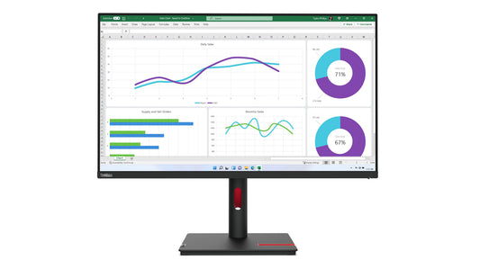 Lenovo ThinkVision T32h - 30 - 80 cm (31.5") - 2560 x 1440 Pixel - Quad HD - LED - 6 ms - Schwarz - Monitor