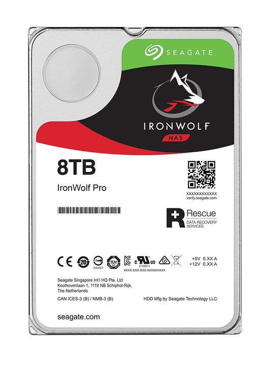 Seagate IronWolf ST8000VNA04 - 8 TB - 7200 RPM - 256 MB - 3.5" - Serial ATA III - Festplatte