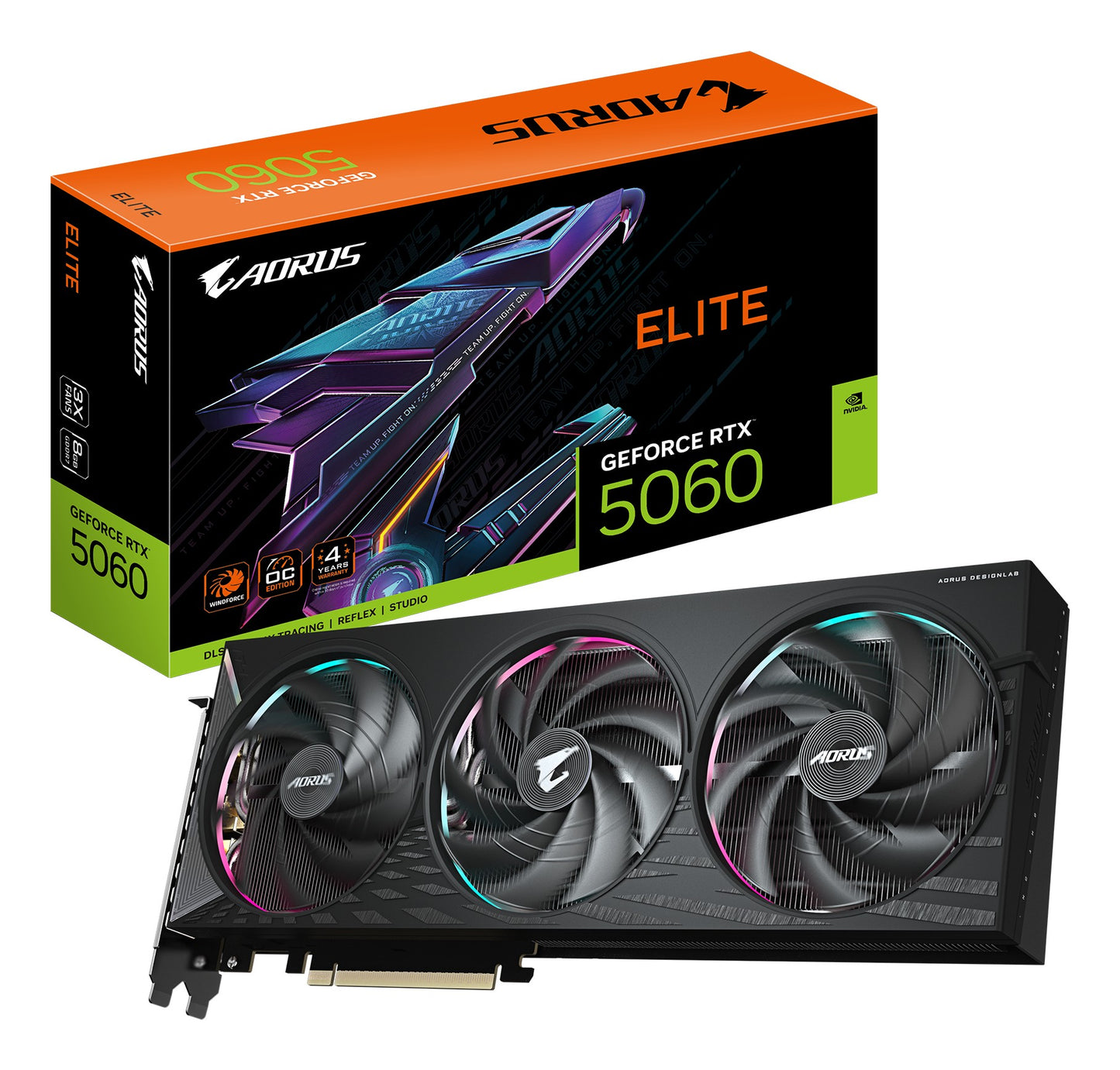 Gigabyte Aorus GeForce RTX 5060 Elite - PCI - Express - Grafikkarte