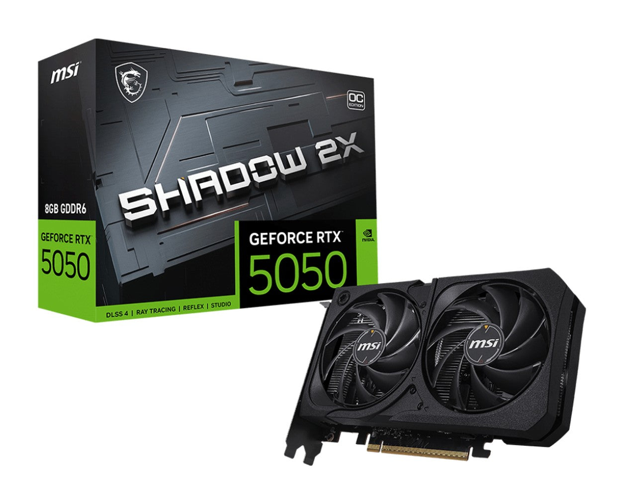 MSI GeForce RTX 5050 8G SHADOW 2X OCn - Grafikkarte