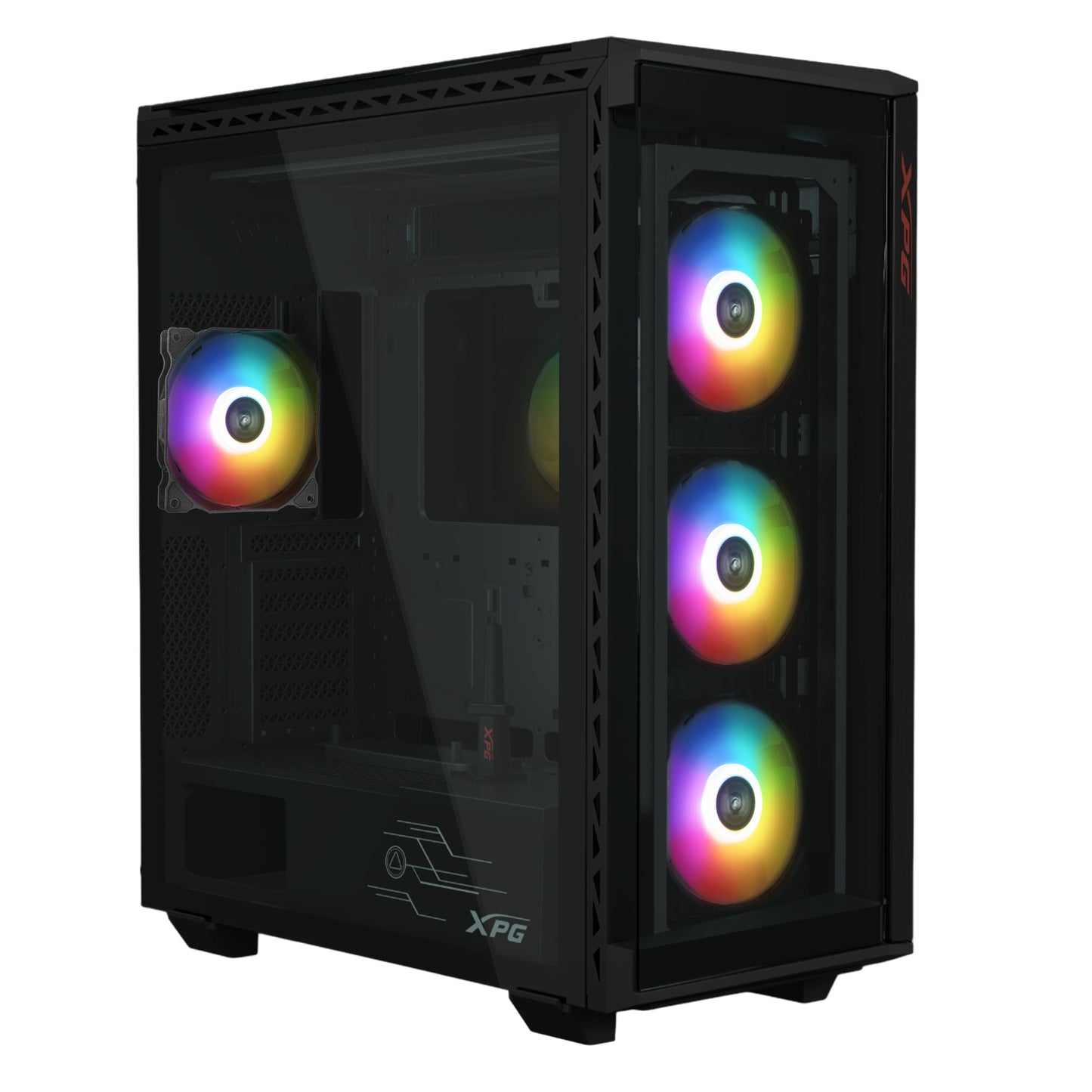 XPG Geh Battlecruiser II E - ATX Midi Tower schwarz retail - ATX - Gehäuse