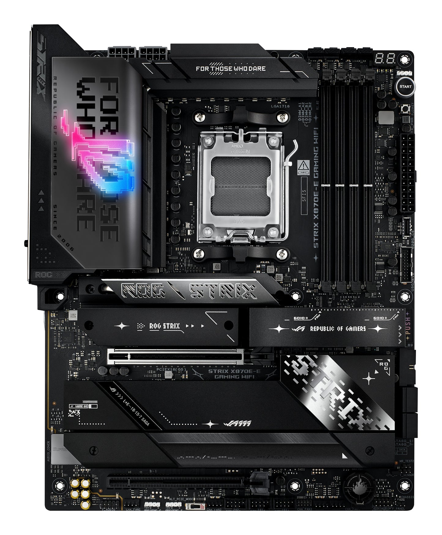 ASUS ROG STRIX X870E - E GAMING WIFI - Motherboard - ATX - Socket AM5 - AMD X870E... - AMD Sockel AM5 (Ryzen Zen4) - Mainboard
