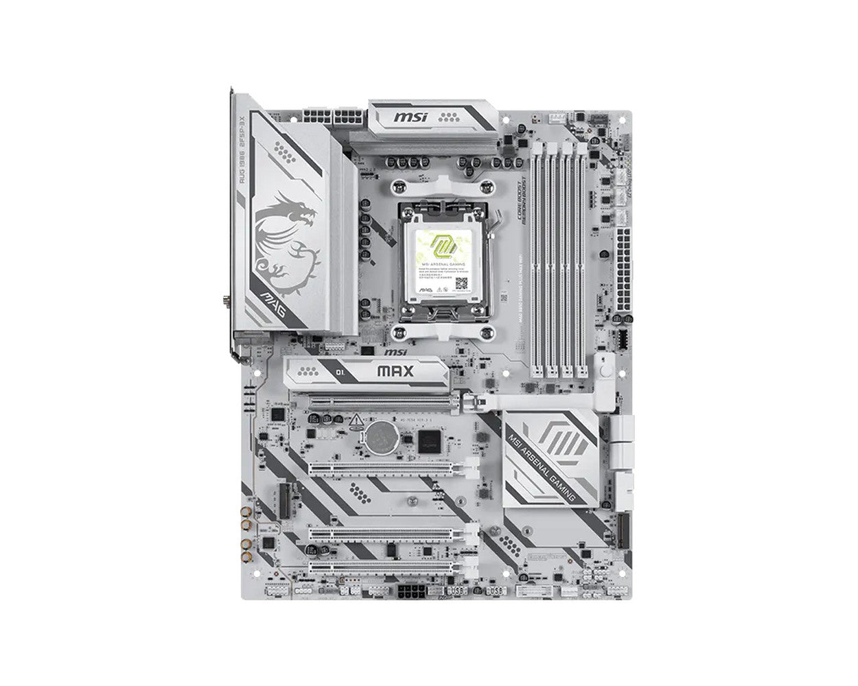 MSI MAG B850 Gaming Plus Max Wifi ATX AM5 - AMD Sockel AM5 (Ryzen Zen4) - Mainboard