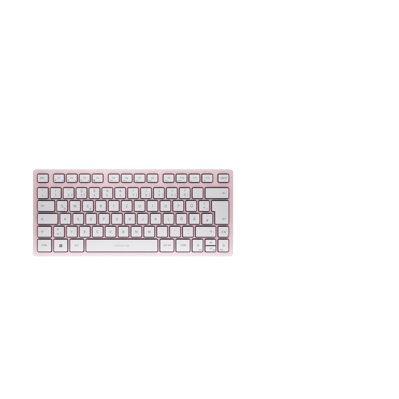 Cherry KW 7100 MINI BT - Kabellos - Bluetooth - Scherenschalter - QWERTZ - Pink - Tastatur