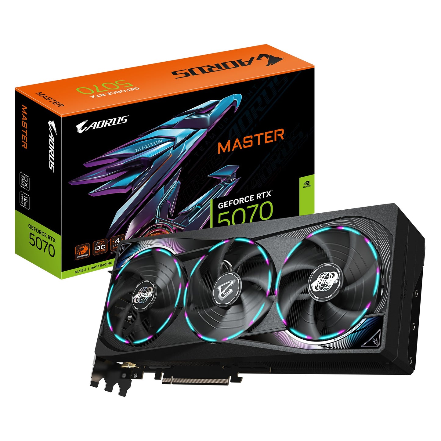 Gigabyte Aorus GeForce RTX 5070 Master - PCI - Express - Grafikkarte