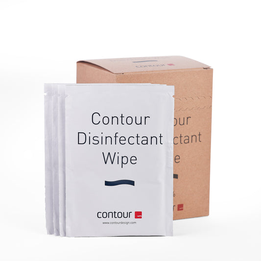 Contour Design Contour Disinfectant Wipe - 20 Stück(e) - Weiß - 70% - 24 g - 37 g - 200 g - Tastatur