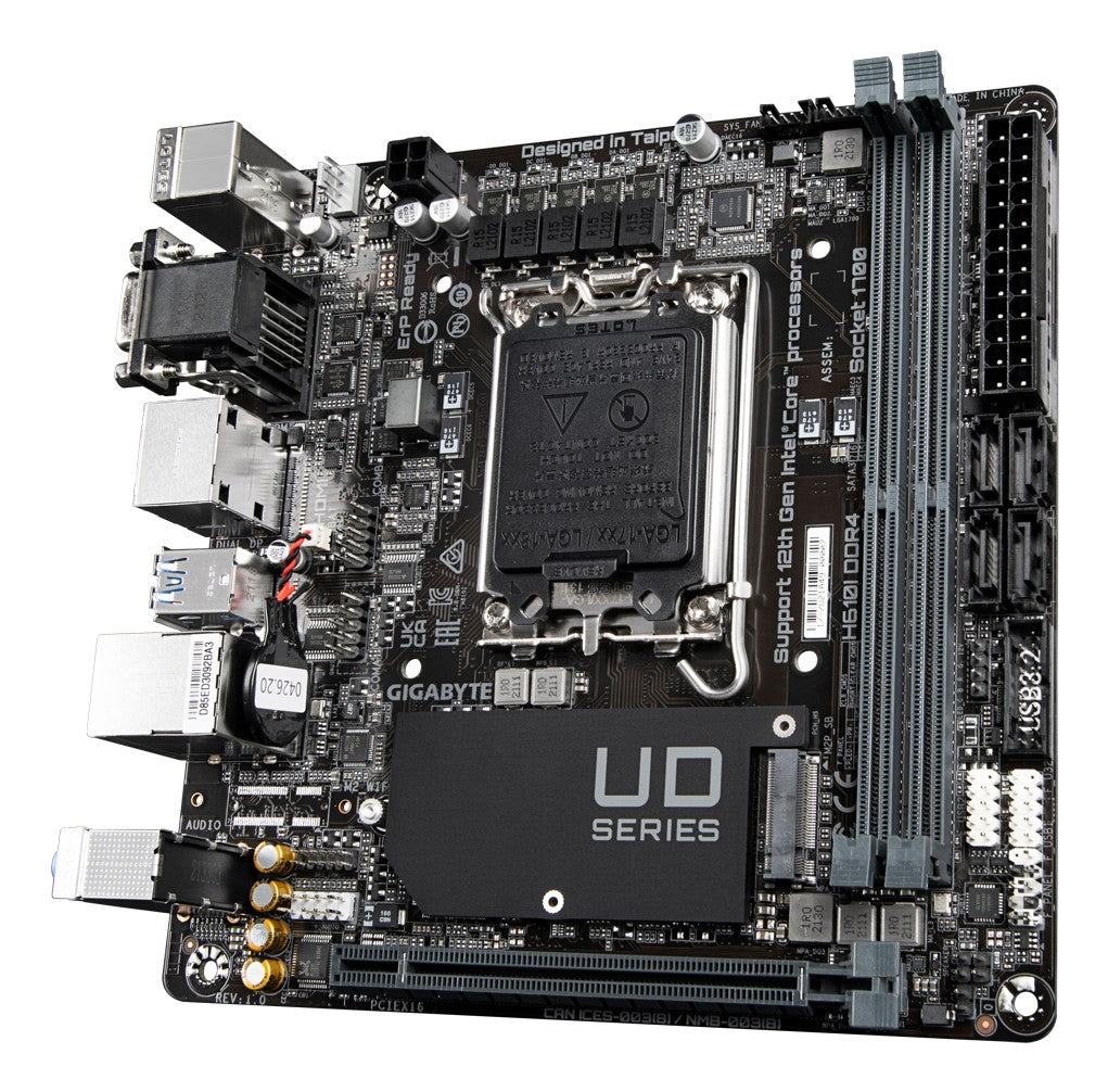 Gigabyte H610I DDR4 - 1.0 - Motherboard - Mainboard