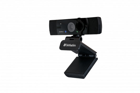 Verbatim 49580 - 3840 x 2160 Pixel - Full HD - 30 fps - 1920x1080@30fps - 3840x2160@30fps - 150 mm - Sichtschutzblende - Webcam