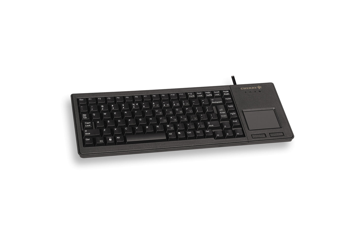 Cherry XS Touchpad G84 - 5500 - Volle Größe (100%) - Kabelgebunden - USB - Mechanischer Switch - QWERTY - Schwarz - Tastatur