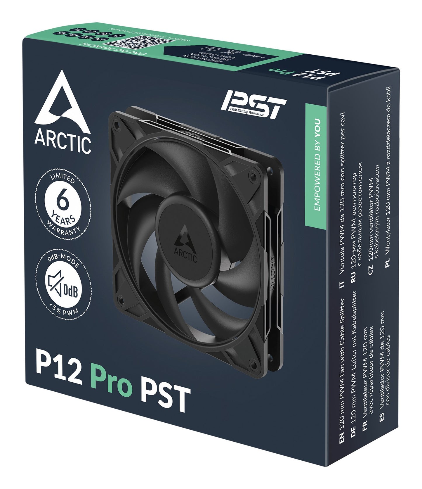 Arctic P12 Pro Pst - Gehäuseluefter - 120 mm - Gehäuse - 3.000 rpm - Kühler