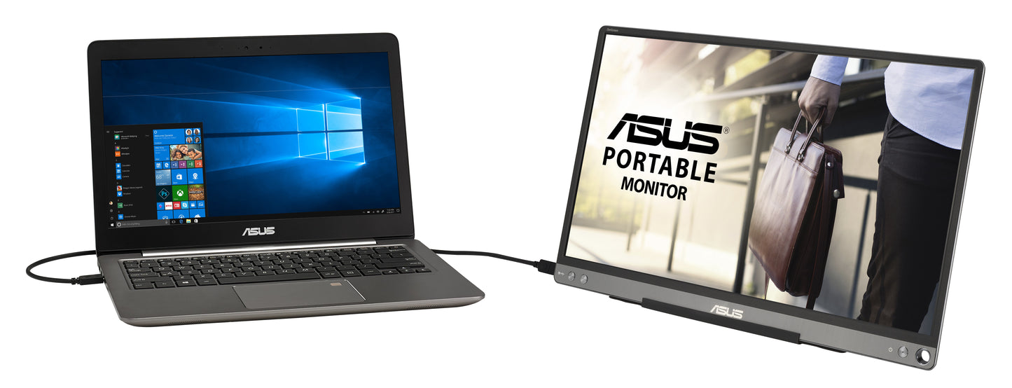 ASUS ZenScreen MB16ACE - 39,6 cm (15.6") - 1920 x 1080 Pixel - Full HD - LED - 5 ms - Grau - Monitor