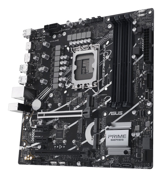 ASUS PRIME Z790M - PLUS - Intel - LGA 1700 - Intel® Celeron® - Intel® Core™ i3 - Intel® Core™ i5 - Intel® Core™ i7 - Intel® Core™ i9,... - DDR5 - SDRAM - 192 GB - DIMM - Mainboard