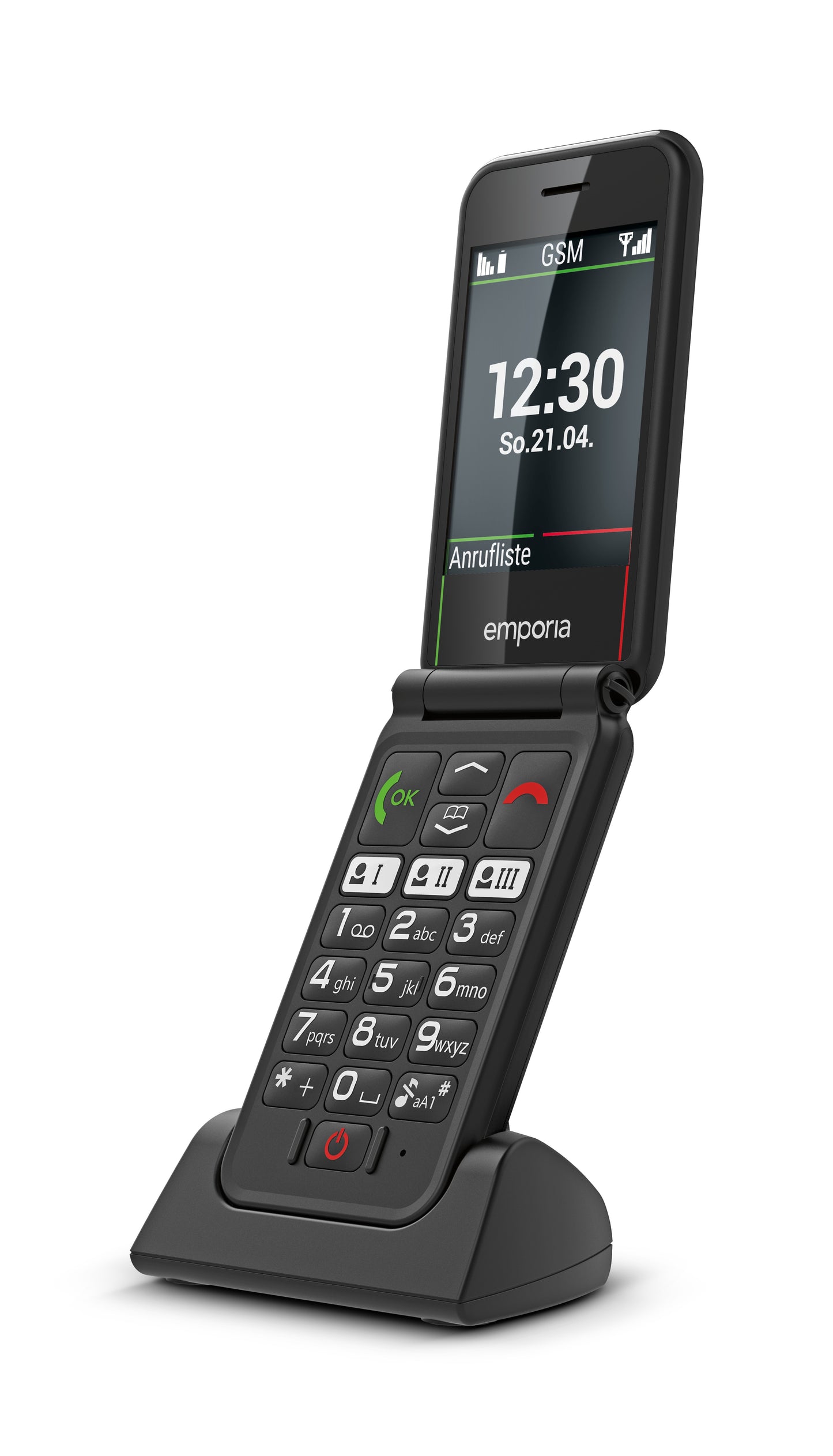 Emporia SIMPLICITY glam 2025 - black - 1.300 mAh - 7,11 cm - Mobiltelefon