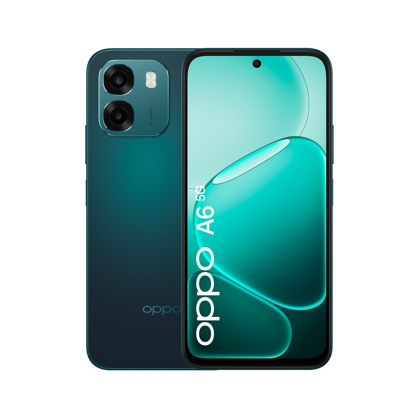 Oppo A6 6/Sapphire Black - 256 GB - Mobiltelefon