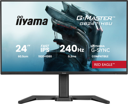 Iiyama G - Master GB2471HSU - B1 24" Fast - IP - 60,5 cm - Monitor