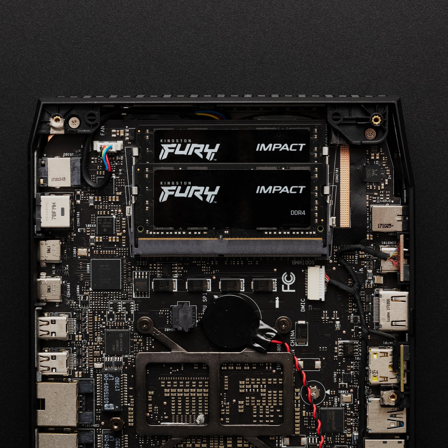 Kingston FURY 32GB 3200MT/s DDR4 CL20 SODIMM Impact - 32 GB - 1 x 32 GB - DDR4 - 260 - pin SO - DIMM - Schwarz - Arbeitsspeicher