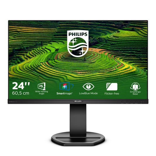 Philips B Line LCD 241B8QJEB/00 - 60,5 cm (23.8") - 1920 x 1080 Pixel - Full HD - LCD - 5 ms - Schwarz - Monitor