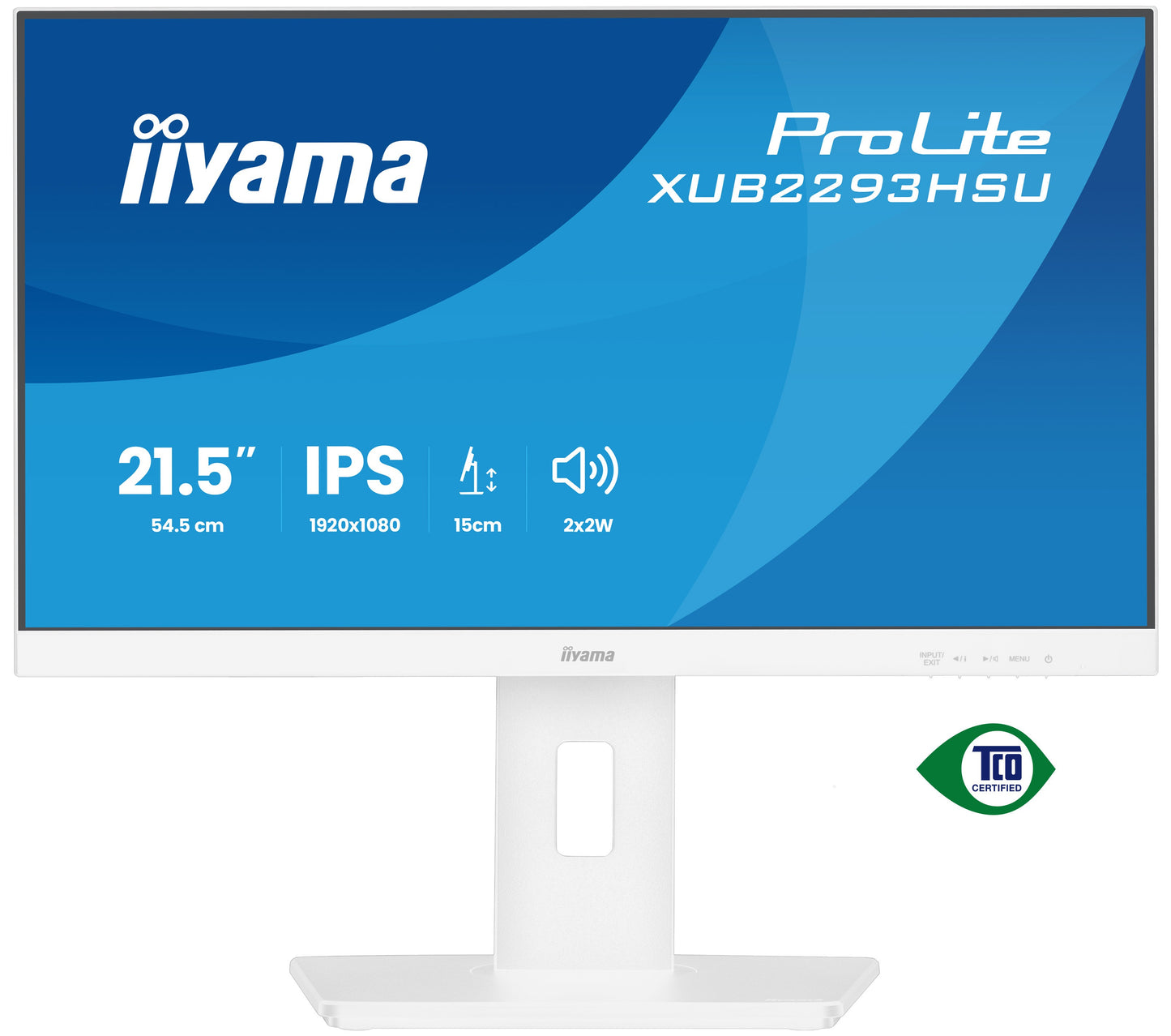 Iiyama ProLite XUB2293HSU - W7 LED 22" IPS - 54,6 cm - Monitor