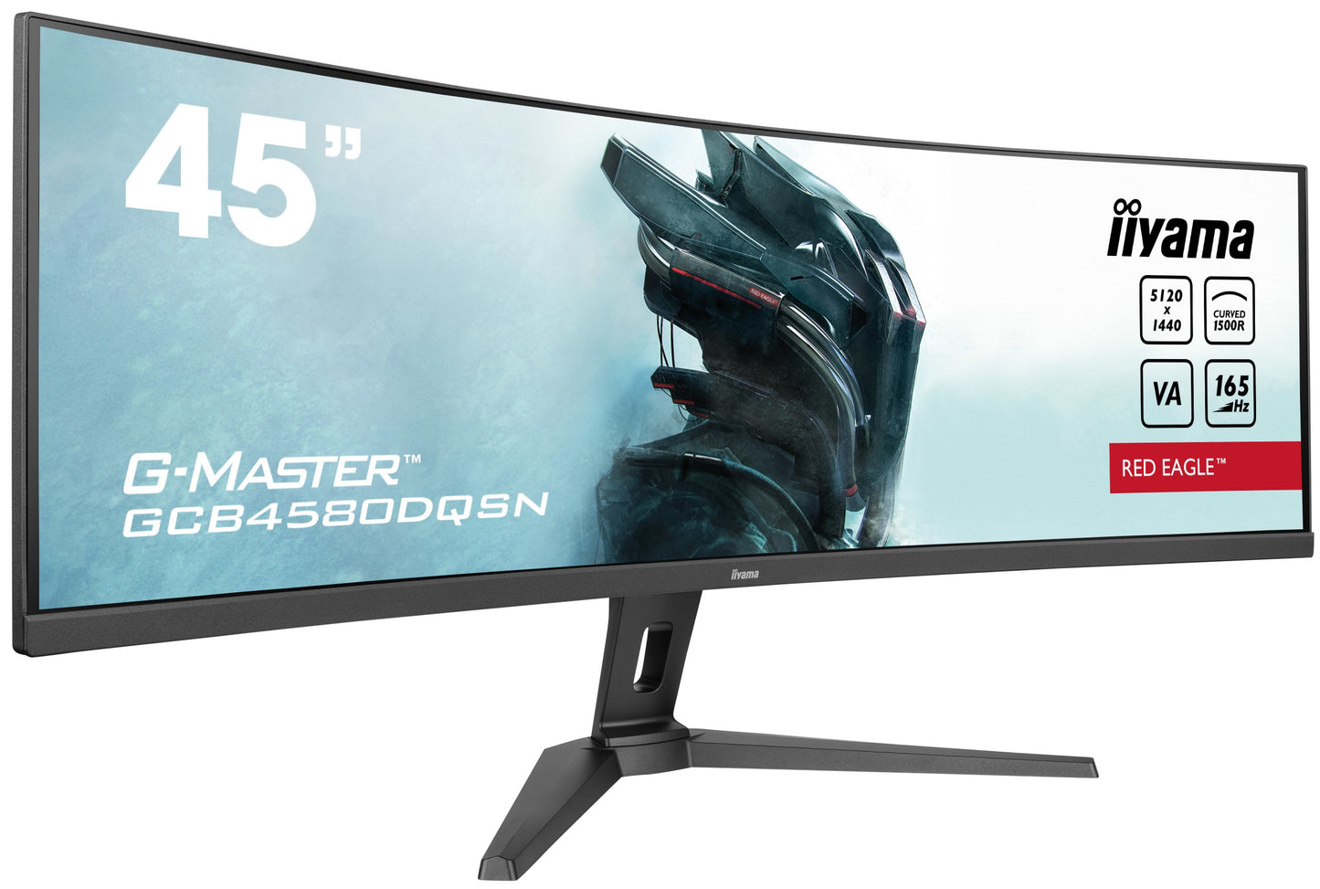 Iiyama GCB4580DQSN - B1 45 Curved VA 5K Gaming Monitor with - 113 cm - Monitor