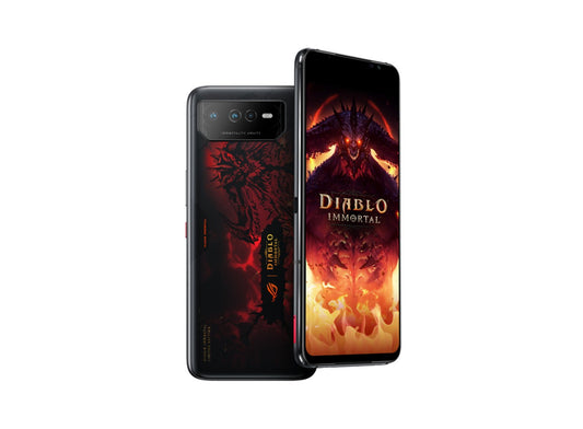 ASUS ROG Phone 6 Diablo Immortal Edition - 17,2 cm (6.78") - 16 GB - 512 GB - 50 MP - Android 12 - Schwarz - Rot - Mobiltelefon