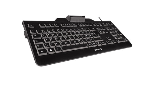 Cherry KC 1000 SC - 1.200 dpi Optisch - 105 Tasten QWERTZ - Schwarz - Tastatur