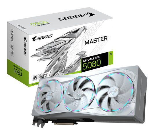 Gigabyte AORUS GeForce RTX 5080 MASTER ICE 16Gn - Grafikkarte