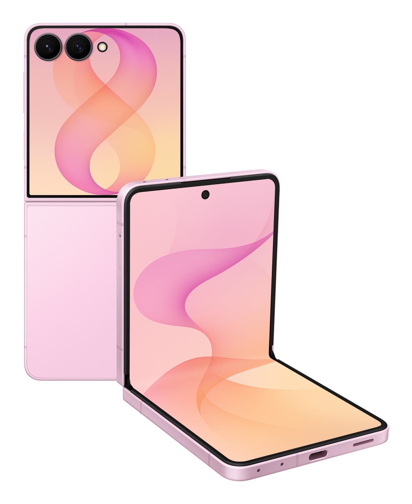 Samsung F776 GALAXY Z FLIP 8 5G 256GB PINK - 256 GB - Mobiltelefon