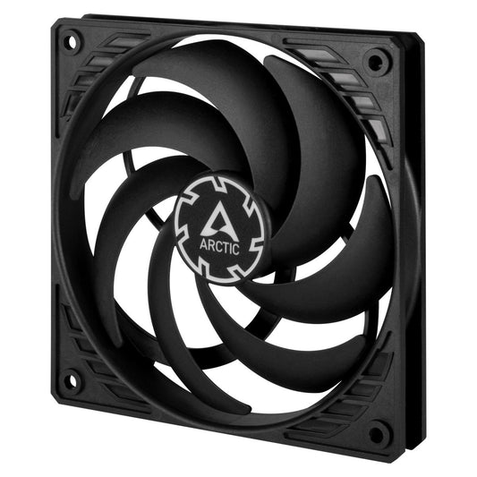Arctic P12 Slim PWM PST 120 mm PWM Lüfter optimiert für statischen Druck mit integriertem Y - Kabel - Ventilator - 12 cm - 2100 RPM - 0,3 Sone - 41,1 cfm - 71,53 m³/h - Kühler