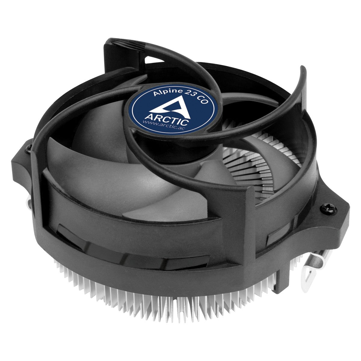 Arctic Alpine 23 CO - Kompakter AMD CPU für den Dauerbetrieb - Luftkühlung - 9 cm - 200 RPM - 2700 RPM - 0,3 Sone - Aluminium - Schwarz - Kühler