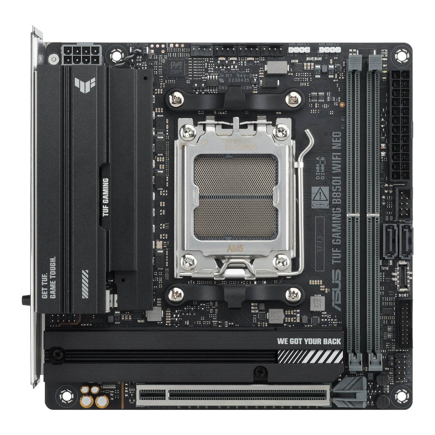 ASUS TUF GAMING B850I WIFI NEO (AMD,AM5,DDR5,ATX) - AMD Sockel AM5 (Ryzen Zen4) - ATX - Mainboard