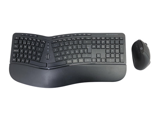 Conceptronic ORAZIO02PT - Volle Größe (100%) - Kabellos - RF Wireless - QWERTY - Schwarz - Maus enthalten - Tastatur