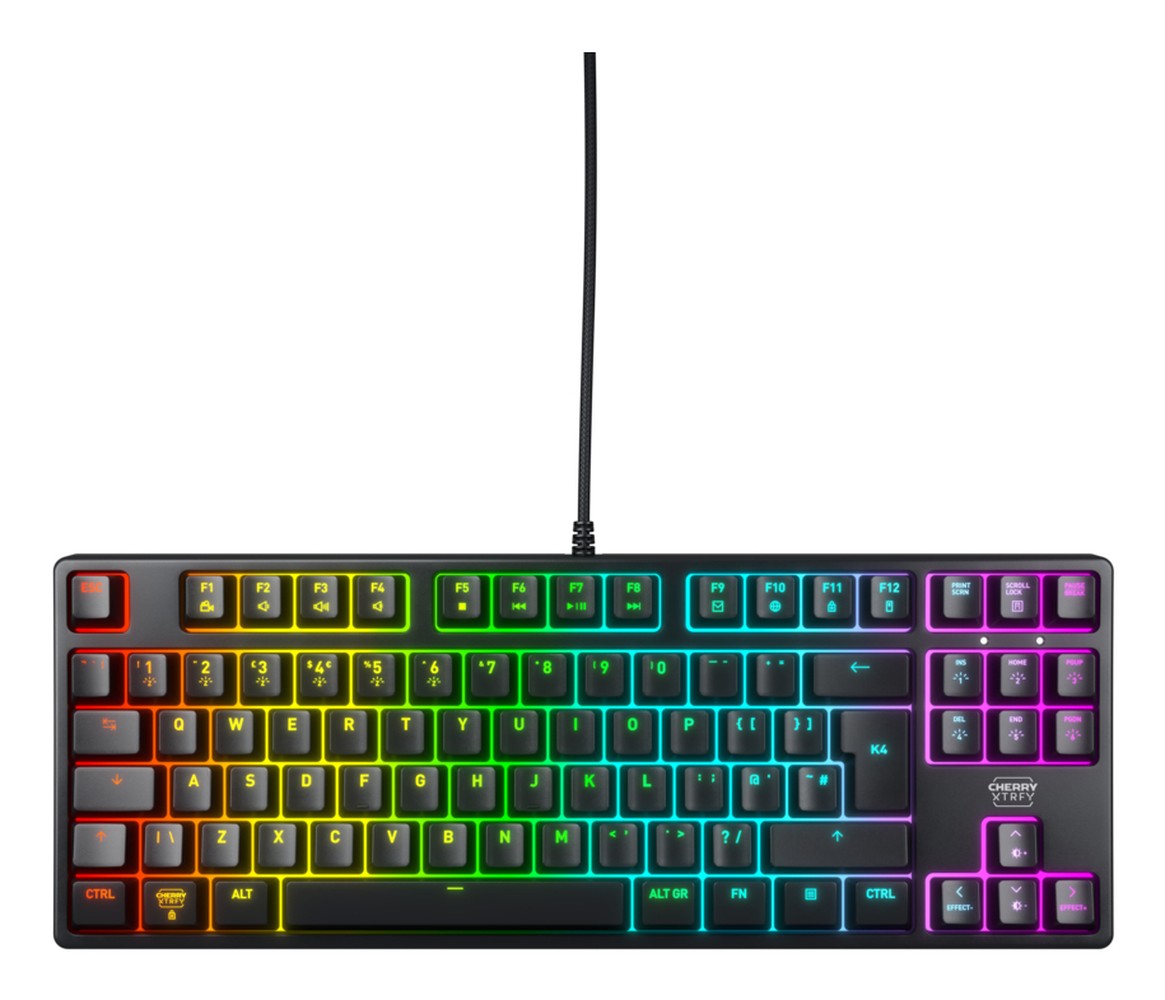 Xtrfy K4V2 TKL keyboard black Keyboard Corded - QWERTY - Tastatur