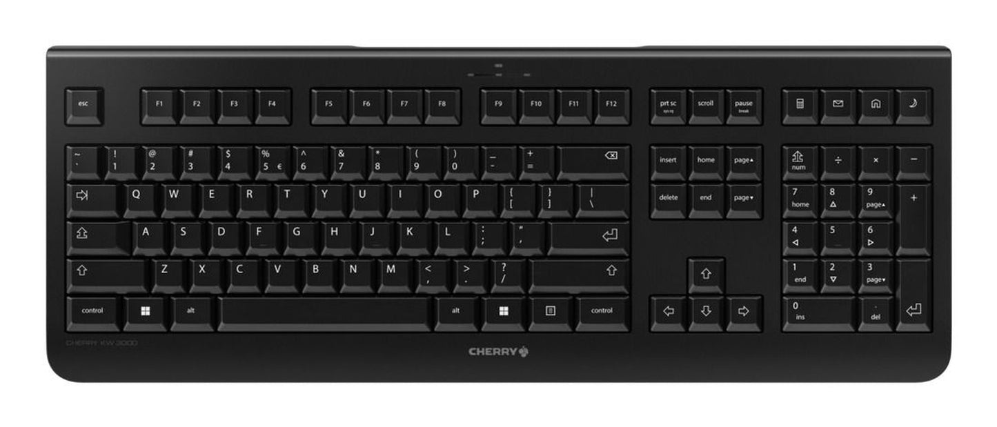 Cherry KW 3000 Tastatur schwarz - QWERTZ - Tastatur
