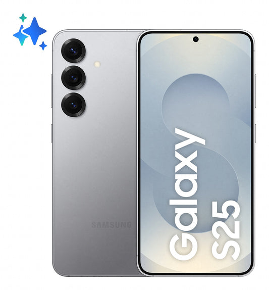 Samsung Galaxy S25 Silver Shadow - 256 GB - Mobiltelefon