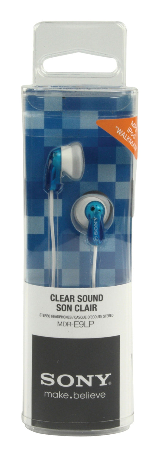 Sony MDR - E9LP - Kabelgebunden - 18 - 22000 Hz - Musik - 6 g - Blau - Weiß - Kopfhörer