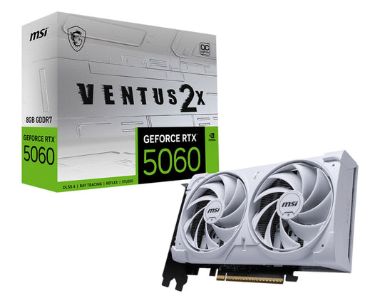 MSI GeForce RTX 5060 8G VENTUS 2X OC WHITE - VGA - PCI - E x16 - Grafikkarte