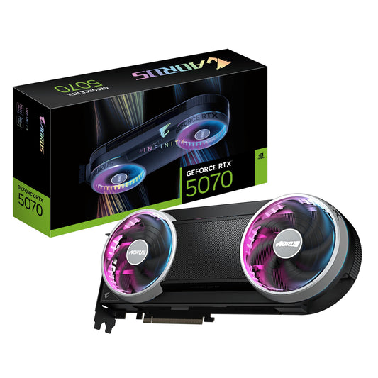 Gigabyte AORUS GeForce RTX 5070 INFINITY 12G - GDDR7/32 GB/2715 MHz/3x Display Port - Grafikkarte