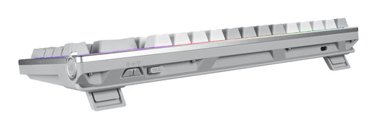 ASUS ROG Azoth White - Verkabelt & Kabellos - USB + RF Wireless + Bluetooth - Mechanischer Switch - QWERTZ - RGB - LED - Weiß - Tastatur