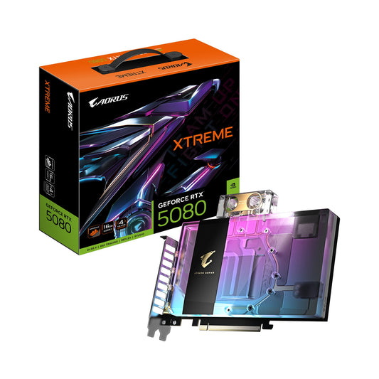 Gigabyte Aorus GeForce RTX 5080 Xtreme Waterforce WB - PCI - Express - Grafikkarte
