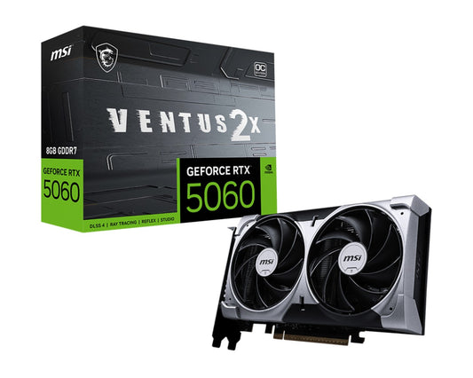 MSI GeForce RTX 5060 8G VENTUS 2X OC - VGA - PCI - E x16 - Grafikkarte