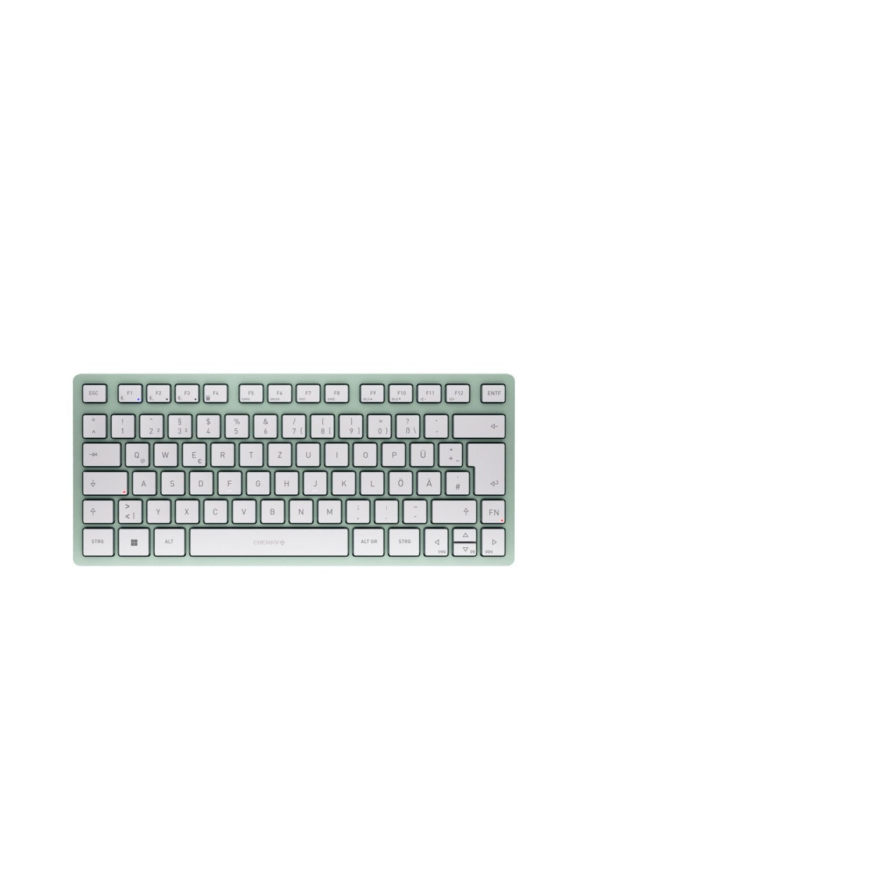 Cherry KW 7100 MINI BT - Kabellos - Bluetooth - Scherenschalter - QWERTZ - Mintfarbe - Tastatur