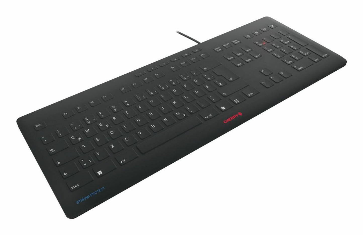 Cherry Stream Protect KB BLACK - 10 Tasten - Tastatur