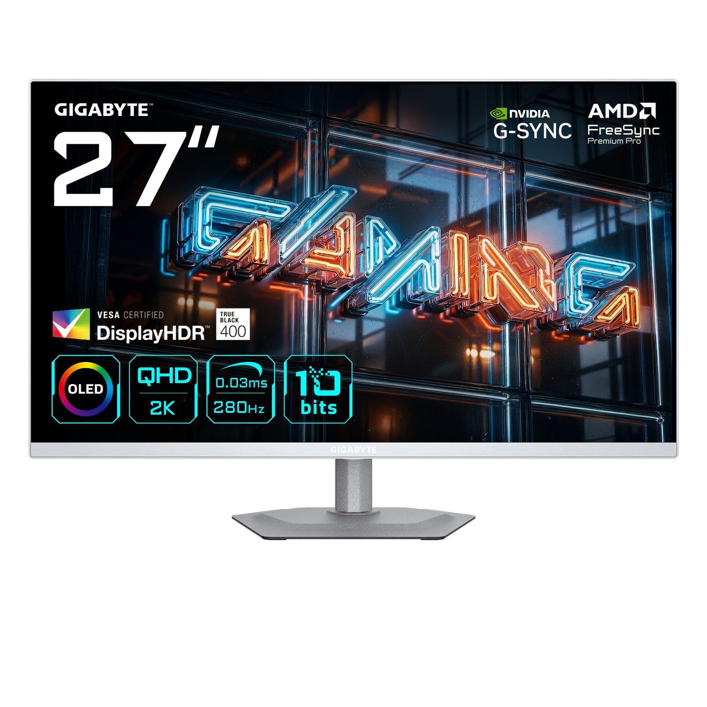 Gigabyte MO27Q2A ICE 27" QD - OLED QHD - 68,6 cm - 27" - Monitor