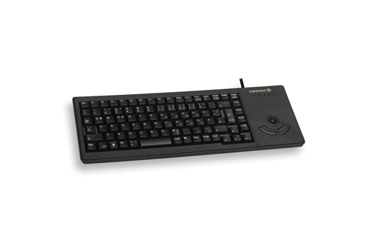 Cherry XS G84 - 5400 TRACKBALL Kabelgebundene Tastatur - USB - Schwarz (QWERTZ - DE) - Volle Größe (100%) - Kabelgebunden - USB - QWERTZ - Schwarz - Tastatur