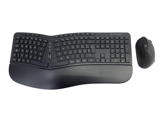 Conceptronic ORAZIO02IT - Volle Größe (100%) - Kabellos - RF Wireless - QWERTY - Schwarz - Maus enthalten - Tastatur