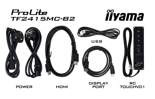 Iiyama ProLite TF2215MC - B2 - 54,6 cm (21.5") - 1920 x 1080 Pixel - Full HD - LED - 14 ms - Schwarz - Monitor