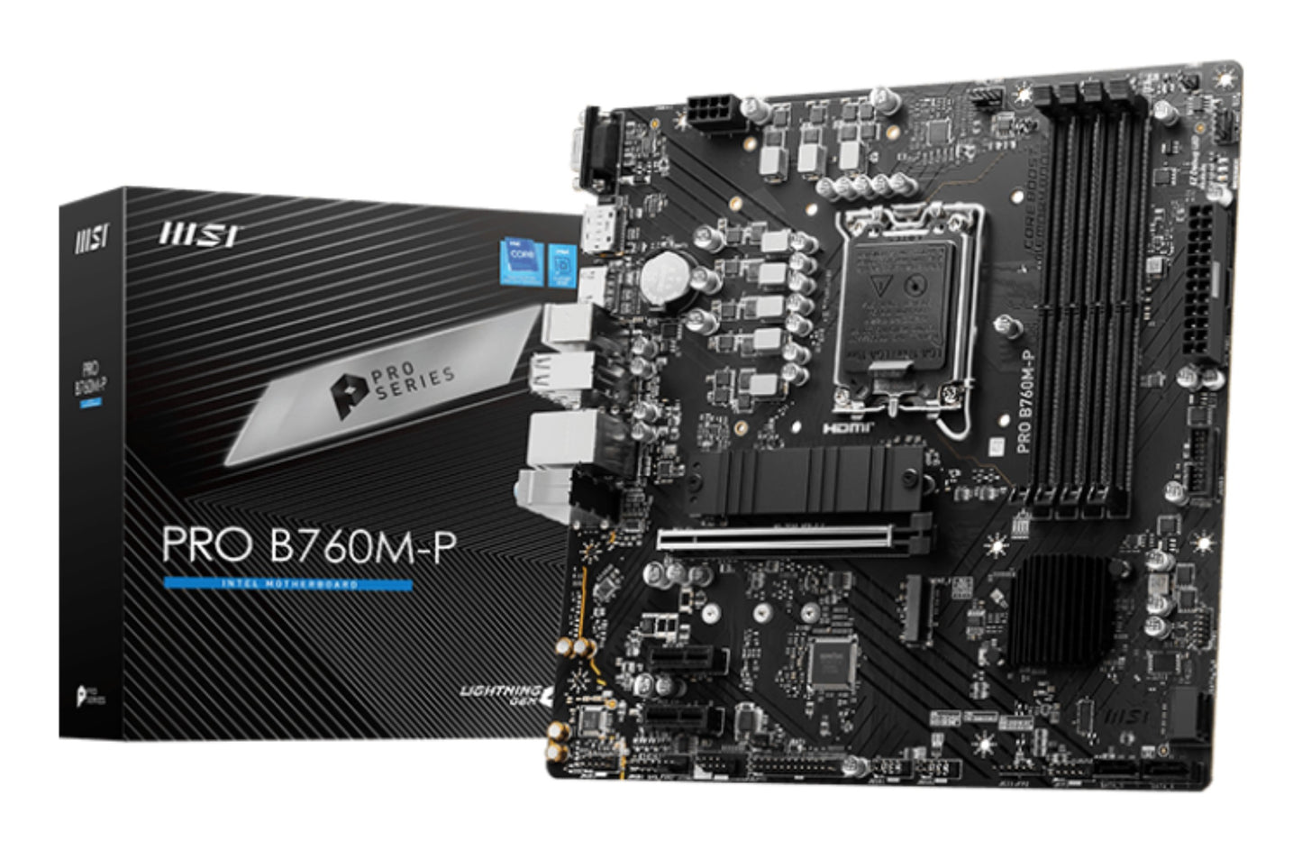 MSI PRO B760M - P - mATX - Mainboard