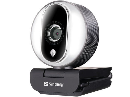 SANDBERG Streamer USB Webcam Pro - 2 MP - 1920 x 1080 Pixel - Full HD - 60 fps - 1280x720@60fps - 1920x1080@30fps - 720p - 1080p - Webcam