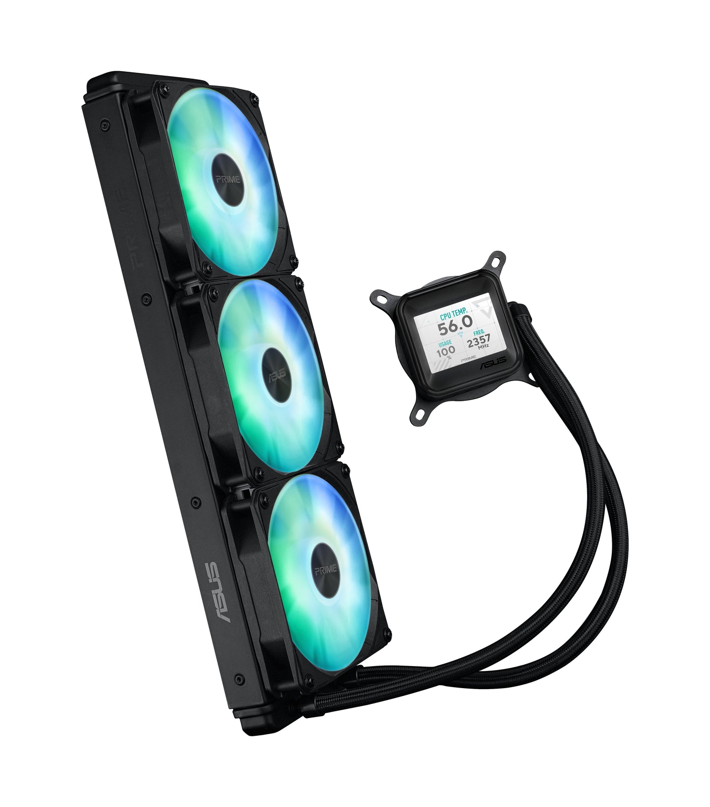 ASUS Wasserkühlung Prime Lc 360 Argb Lcd - Gehäuse - Lüfter - 36,5 dB - Kühler